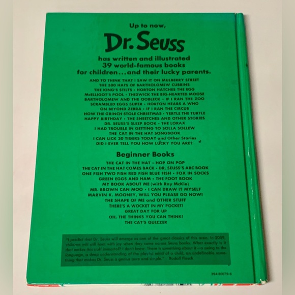 Rare Error Misprint 1957 1st Edition Hardcover HOW THE GRINCH STOLE CHRISTMAS - Picture 10 of 16